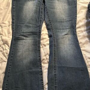 Angels low-rise Dark Blue Flare Jeans